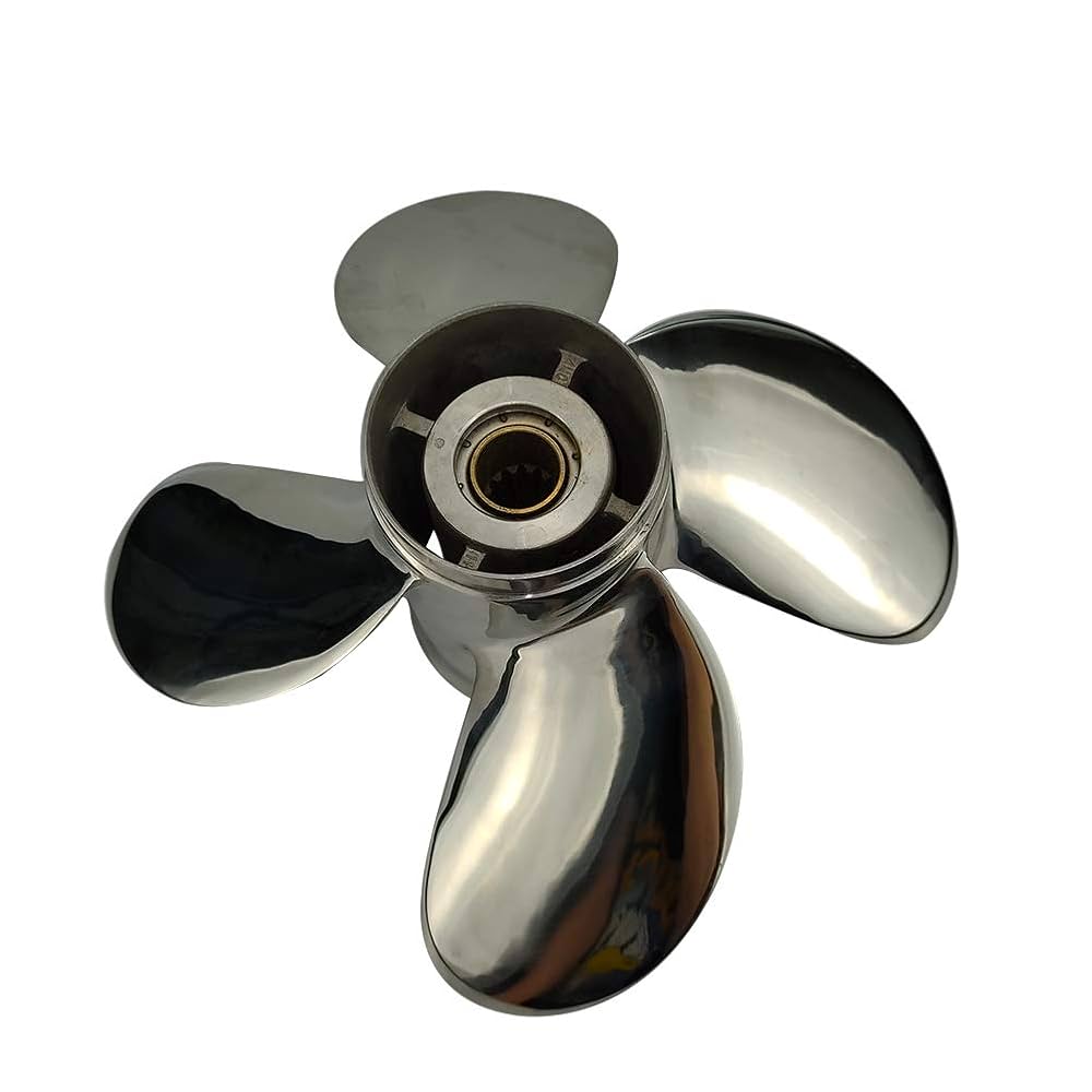 Amazon.com : ARKDOZA 4 Blade Stainless Steel Propeller 25/30